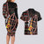 Personalized Kenya Couples Matching Long Sleeve Bodycon Dress and Hawaiian Shirt Jamhuri ya Kenya Shield