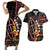 Personalized Kenya Couples Matching Short Sleeve Bodycon Dress and Hawaiian Shirt Jamhuri ya Kenya Shield