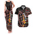 Personalized Kenya Couples Matching Tank Maxi Dress and Hawaiian Shirt Jamhuri ya Kenya Shield