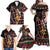 Personalized Kenya Family Matching Off Shoulder Maxi Dress and Hawaiian Shirt Jamhuri ya Kenya Shield - Wonder Print Shop