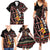 Personalized Kenya Family Matching Summer Maxi Dress and Hawaiian Shirt Jamhuri ya Kenya Shield - Wonder Print Shop