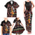 Personalized Kenya Family Matching Tank Maxi Dress and Hawaiian Shirt Jamhuri ya Kenya Shield - Wonder Print Shop