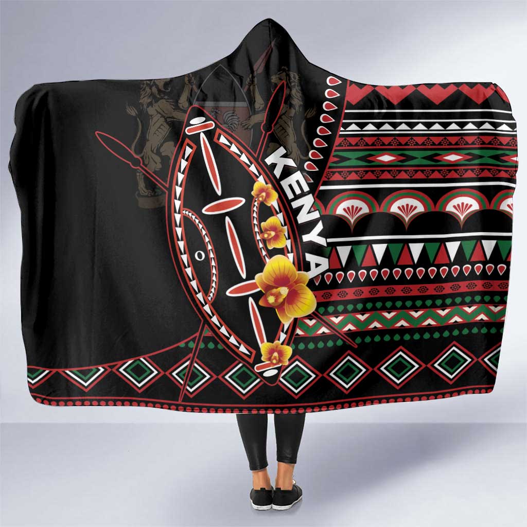 Kenya Hooded Blanket Jamhuri ya Kenya Shield