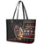 Kenya Leather Tote Bag Jamhuri ya Kenya Shield