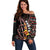 Personalized Kenya Off Shoulder Sweater Jamhuri ya Kenya Shield - Wonder Print Shop