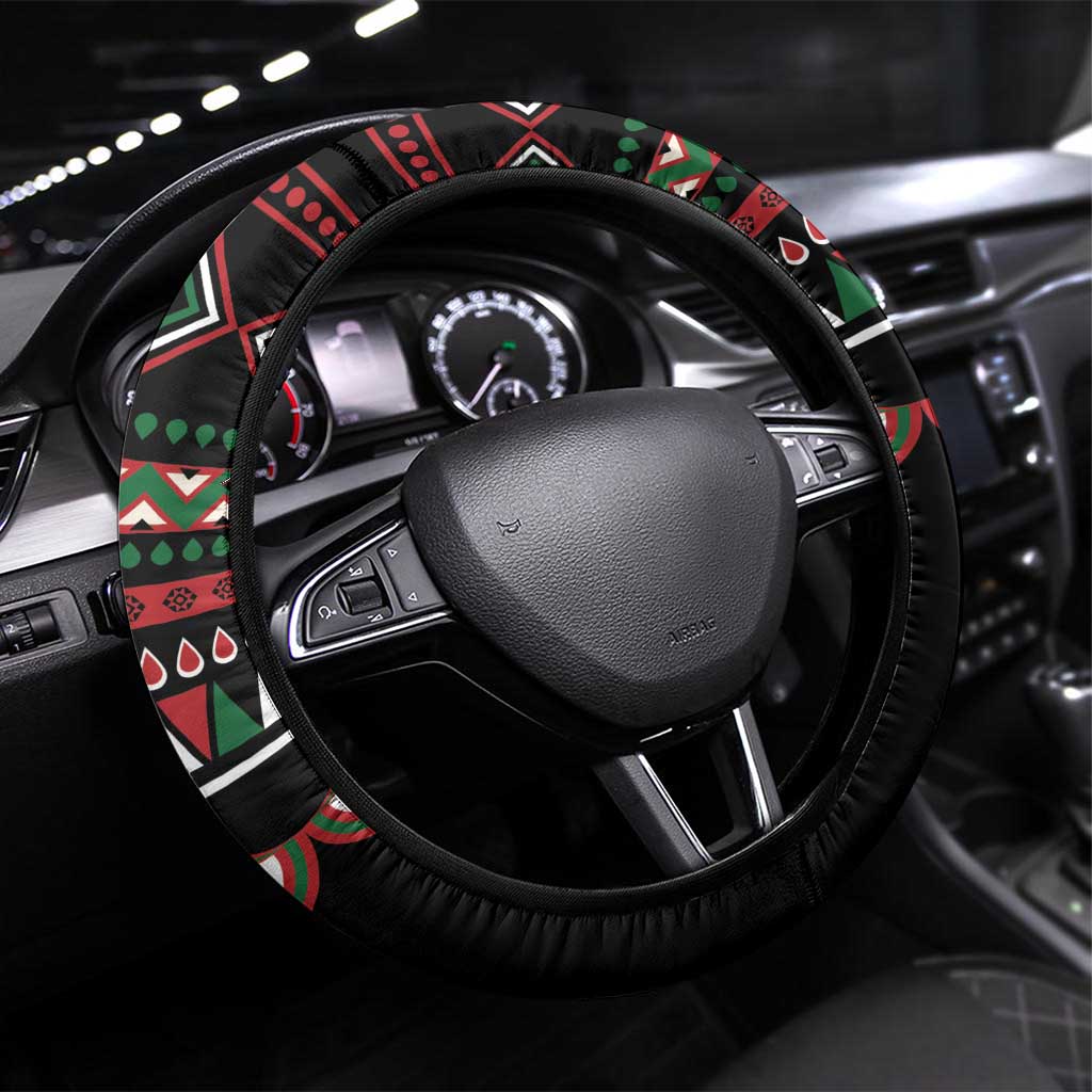 Kenya Steering Wheel Cover Jamhuri ya Kenya Shield