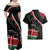 Personalized Kenya Couples Matching Off Shoulder Maxi Dress and Hawaiian Shirt Harambee African Pattern