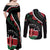 Personalized Kenya Couples Matching Off Shoulder Maxi Dress and Long Sleeve Button Shirt Harambee African Pattern