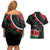 Personalized Kenya Couples Matching Off Shoulder Short Dress and Hawaiian Shirt Harambee African Pattern