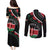 Personalized Kenya Couples Matching Puletasi and Long Sleeve Button Shirt Harambee African Pattern