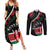 Personalized Kenya Couples Matching Summer Maxi Dress and Long Sleeve Button Shirt Harambee African Pattern