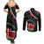 Personalized Kenya Couples Matching Summer Maxi Dress and Long Sleeve Button Shirt Harambee African Pattern