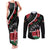 Personalized Kenya Couples Matching Tank Maxi Dress and Long Sleeve Button Shirt Harambee African Pattern