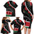 Personalized Kenya Family Matching Long Sleeve Bodycon Dress and Hawaiian Shirt Harambee African Pattern