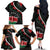 Personalized Kenya Family Matching Off The Shoulder Long Sleeve Dress and Hawaiian Shirt Harambee African Pattern