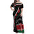 Personalized Kenya Family Matching Off Shoulder Maxi Dress and Hawaiian Shirt Harambee African Pattern