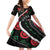 Personalized Kenya Family Matching Off Shoulder Short Dress and Hawaiian Shirt Harambee African Pattern