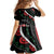 Personalized Kenya Family Matching Off Shoulder Short Dress and Hawaiian Shirt Harambee African Pattern