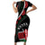 Personalized Kenya Family Matching Short Sleeve Bodycon Dress and Hawaiian Shirt Harambee African Pattern