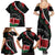 Personalized Kenya Family Matching Summer Maxi Dress and Hawaiian Shirt Harambee African Pattern