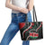 Kenya Leather Tote Bag Harambee African Pattern