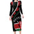 Personalized Kenya Long Sleeve Bodycon Dress Harambee African Pattern