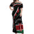 Personalized Kenya Off Shoulder Maxi Dress Harambee African Pattern