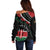 Personalized Kenya Off Shoulder Sweater Harambee African Pattern - Wonder Print Shop