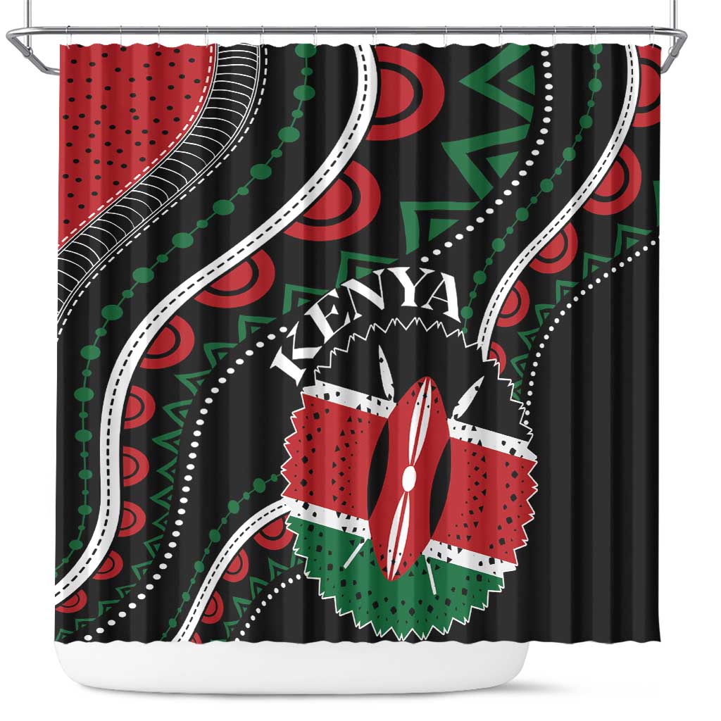 Kenya Shower Curtain Harambee African Pattern