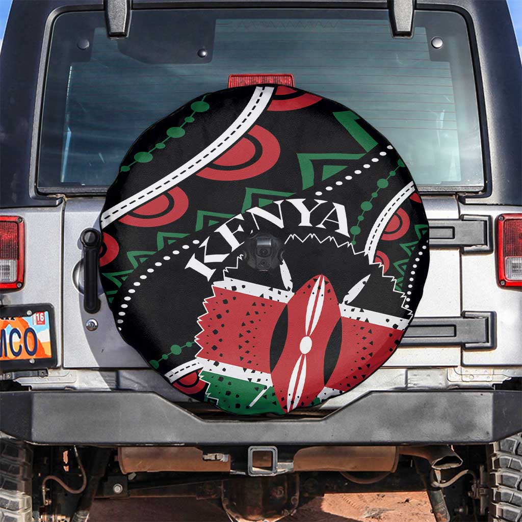 Kenya Spare Tire Cover Harambee African Pattern