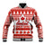 Custom Canada Christmas Baseball Jacket Maple Leaf Unique Style - Wonder Print Shop