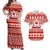 Custom Canada Christmas Couples Matching Off Shoulder Maxi Dress and Hawaiian Shirt Maple Leaf Unique Style - Wonder Print Shop