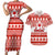 Custom Canada Christmas Couples Matching Short Sleeve Bodycon Dress and Hawaiian Shirt Maple Leaf Unique Style - Wonder Print Shop