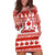 Custom Canada Christmas Hoodie Dress Maple Leaf Unique Style - Wonder Print Shop