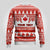 Personalised Canada Christmas Ugly Christmas Sweater Maple Leaf Unique Style - Wonder Print Shop