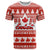 Custom Canada Christmas T Shirt Maple Leaf Unique Style - Wonder Print Shop