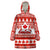 Custom Canada Christmas Wearable Blanket Hoodie Maple Leaf Unique Style - Wonder Print Shop