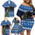 Custom Iceland Christmas Family Matching Off Shoulder Short Dress and Hawaiian Shirt Yule Cat With Xmas Tree - Wonder Print Shop