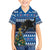 Custom Iceland Christmas Family Matching Short Sleeve Bodycon Dress and Hawaiian Shirt Yule Cat With Xmas Tree - Wonder Print Shop