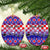 Croatia Christmas Ceramic Ornament Sretan Bozic Croatian Embroidery Patterns - Wonder Print Shop