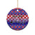 Croatia Christmas Ceramic Ornament Sretan Bozic Croatian Embroidery Patterns - Wonder Print Shop