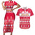 Custom Poland Christmas Couples Matching Short Sleeve Bodycon Dress and Hawaiian Shirt Wesolych Swiat Polish Eagle - Wonder Print Shop