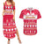 Custom Poland Christmas Couples Matching Summer Maxi Dress and Hawaiian Shirt Wesolych Swiat Polish Eagle - Wonder Print Shop