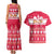 Custom Poland Christmas Couples Matching Tank Maxi Dress and Hawaiian Shirt Wesolych Swiat Polish Eagle - Wonder Print Shop