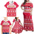 Custom Poland Christmas Family Matching Off Shoulder Maxi Dress and Hawaiian Shirt Wesolych Swiat Polish Eagle - Wonder Print Shop