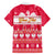 Custom Poland Christmas Family Matching Puletasi Dress and Hawaiian Shirt Wesolych Swiat Polish Eagle - Wonder Print Shop