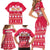 Custom Poland Christmas Family Matching Short Sleeve Bodycon Dress and Hawaiian Shirt Wesolych Swiat Polish Eagle - Wonder Print Shop