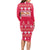 Custom Poland Christmas Long Sleeve Bodycon Dress Wesolych Swiat Polish Eagle - Wonder Print Shop