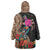 Las Posadas Wearable Blanket Hoodie Pinata With Mexican Aztec Circle