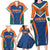 Custom India Cricket Family Matching Long Sleeve Bodycon Dress and Hawaiian Shirt The Men In Blue Champions - Wonder Print Shop